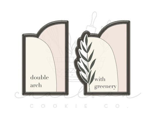 Double half arches cookie cutter