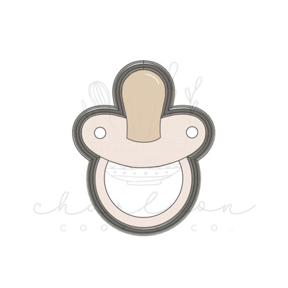 Pacifier cookie cutter