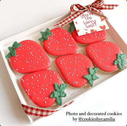 Strawberry cookie cutter