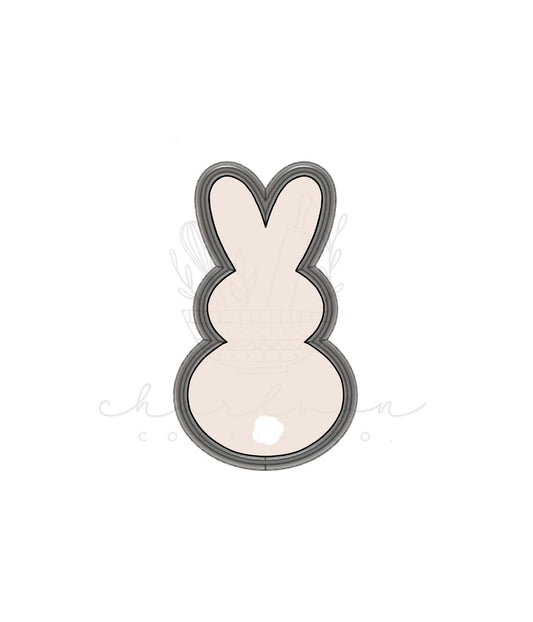 Tall bunny cookie cutter