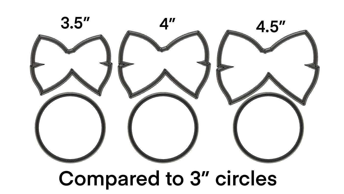 Bow no. 3 cookie cutter