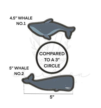 Whale cookie cutter (Linen & Gray)