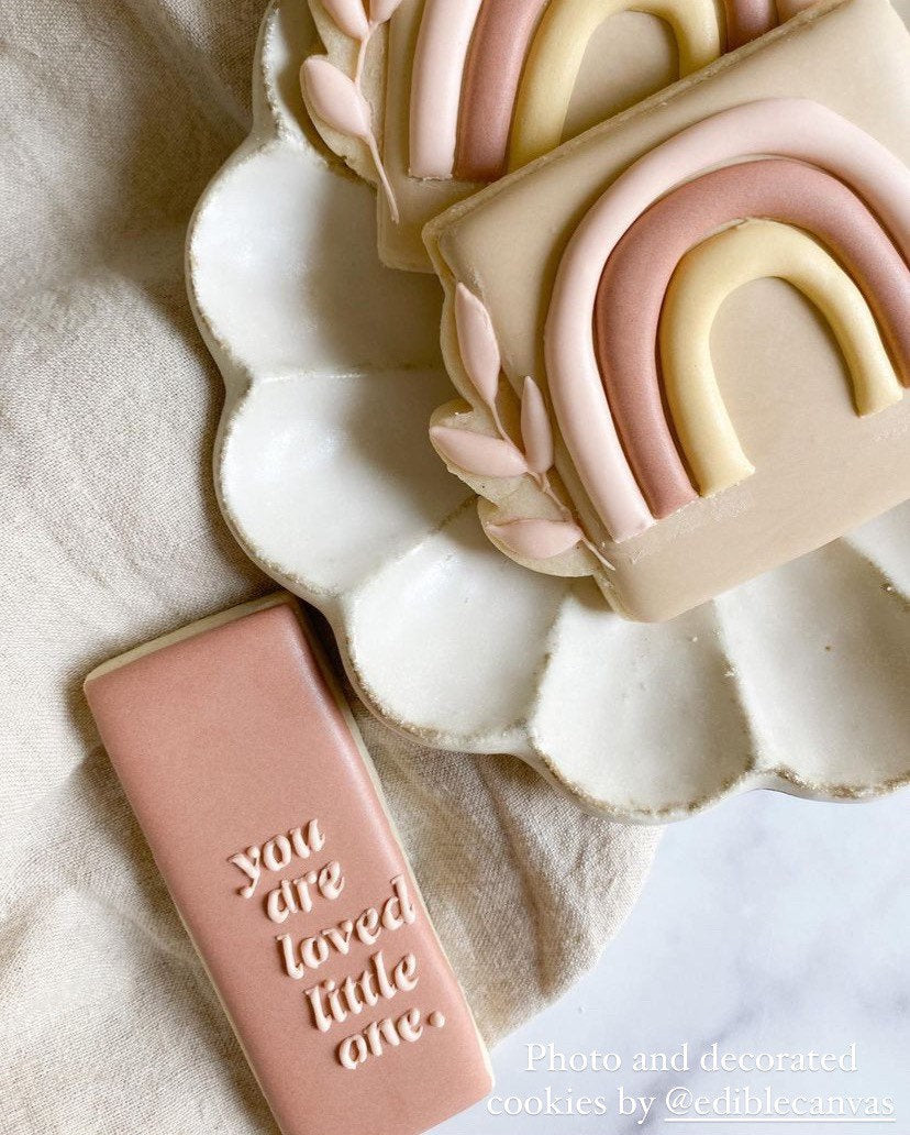 Square with leaf cookie cutter