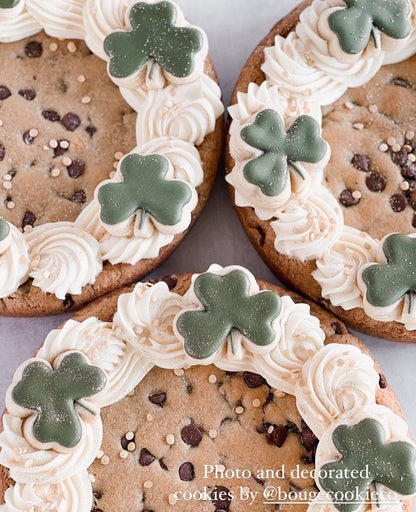 Shamrock / 3 leaf & 4 leaf clovers cookie cutters