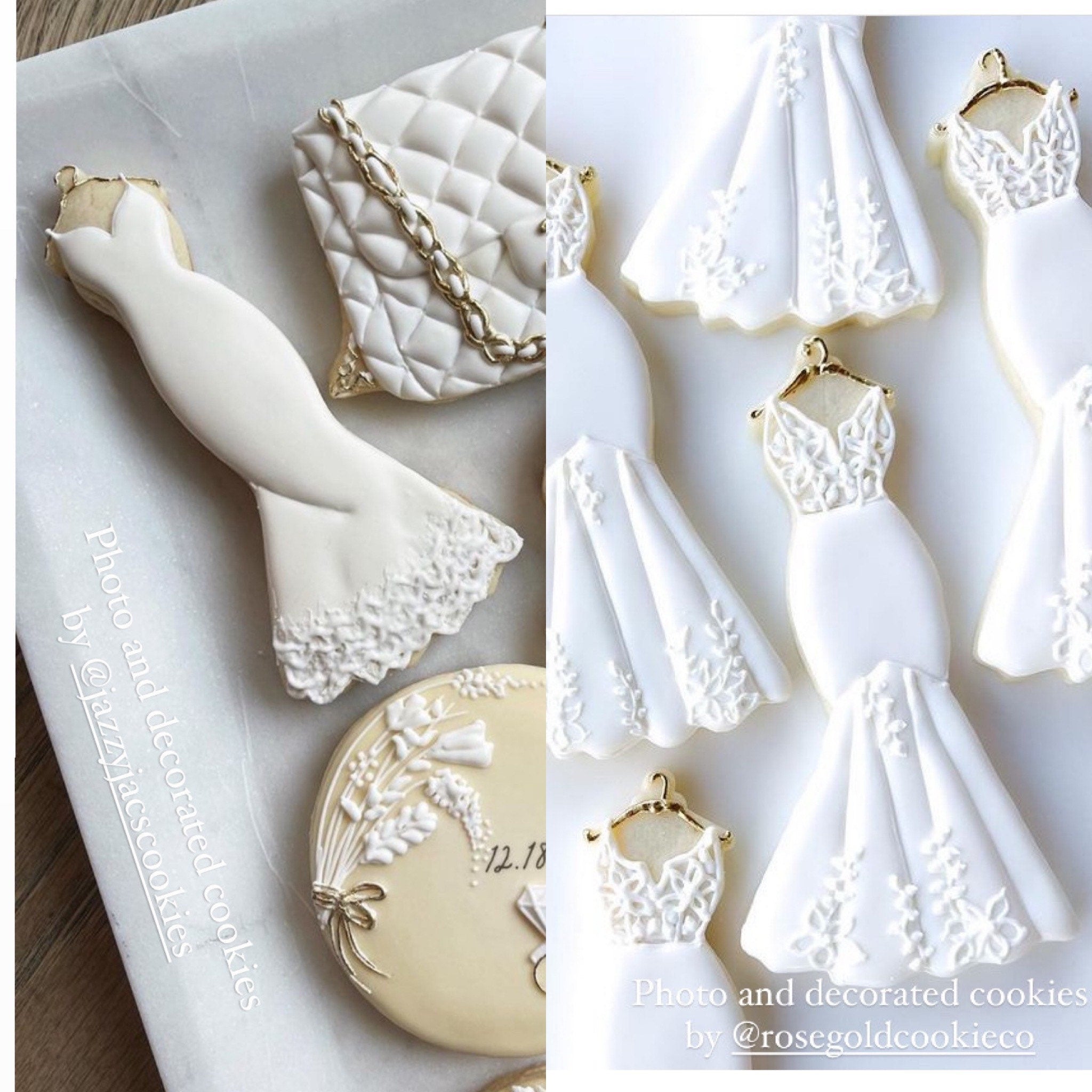 Wedding dresses cookie cutter – Charlson Cookie Co.