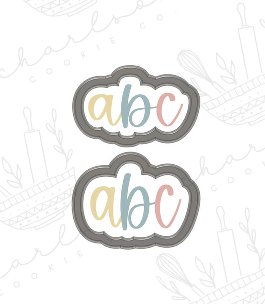 ABC cookie cutter