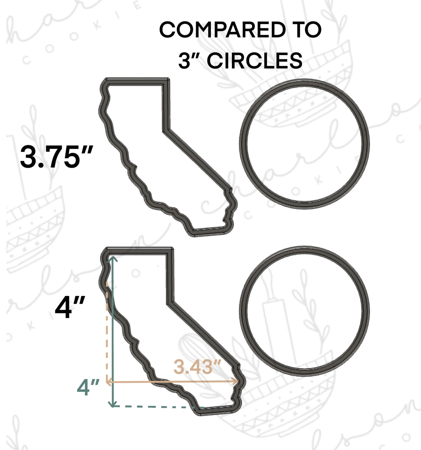 California state cookie cutter