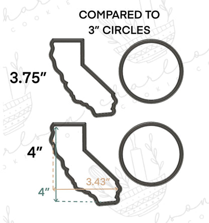 California state cookie cutter