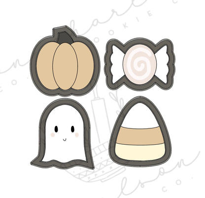 Halloween theme 1 set (4pc)