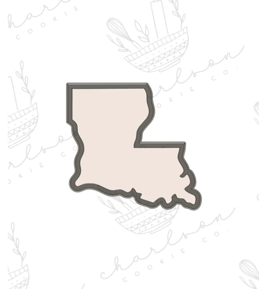 Louisiana state cookie cutter