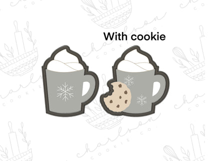 Mug with cream no. 3 cookie cutter