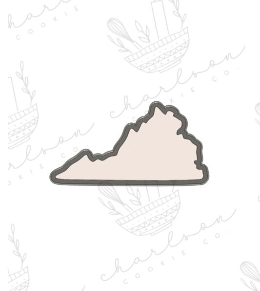 Virginia state cookie cutter