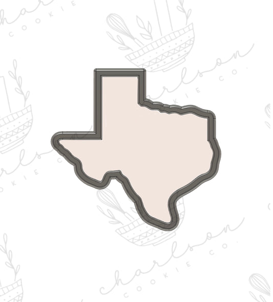 Texas state cookie cutter