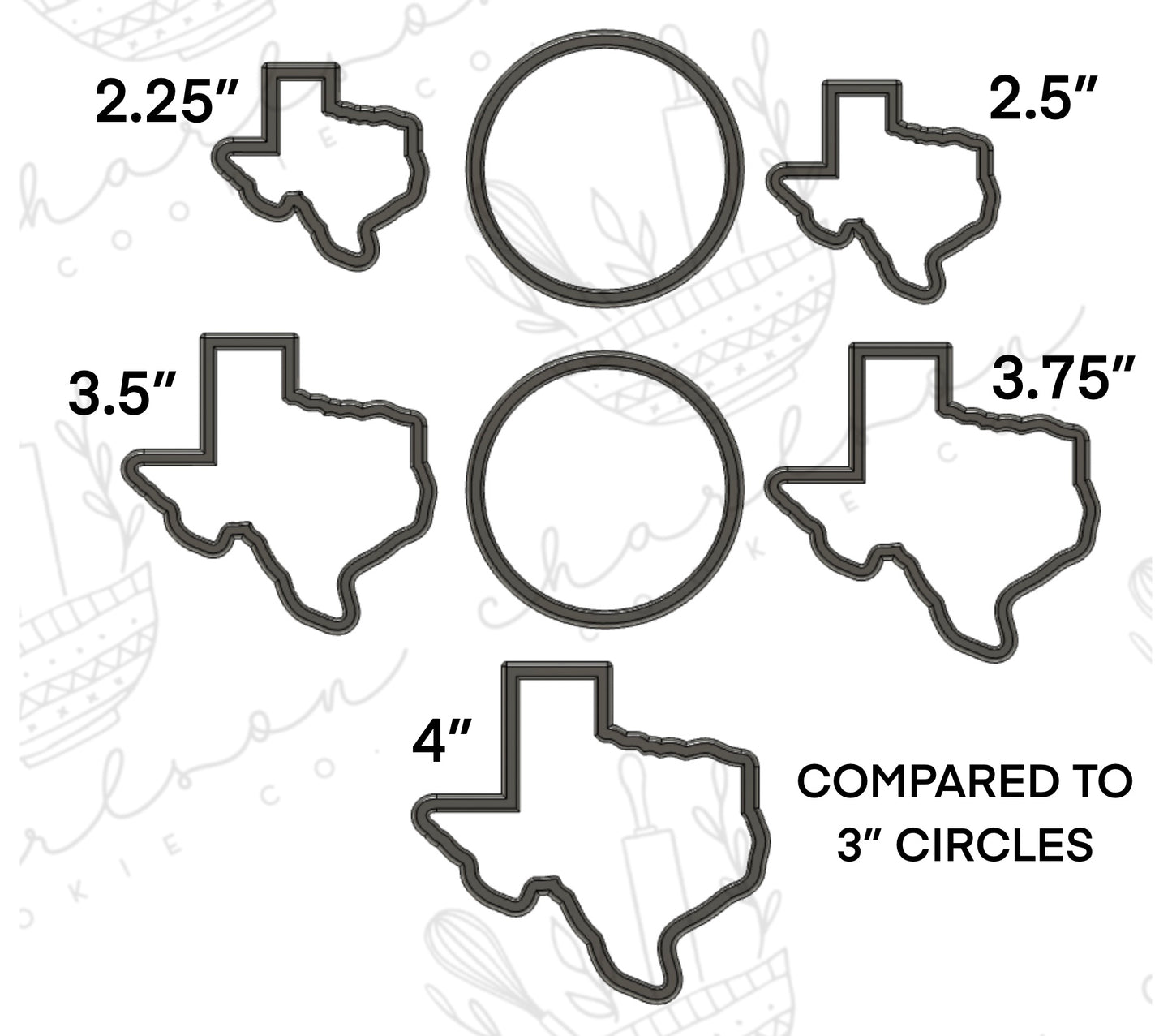 Texas state cookie cutter