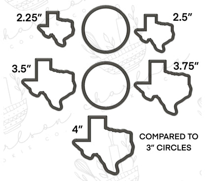 Texas state cookie cutter