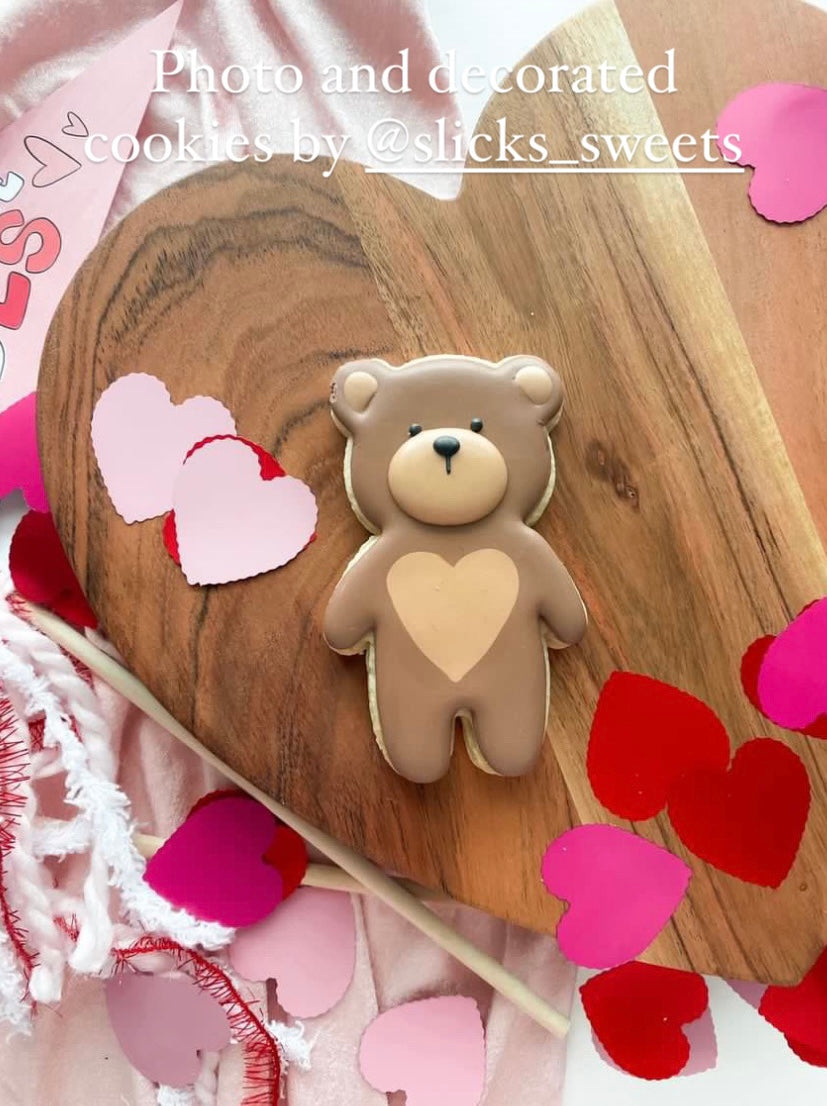 Teddy bear no. 3 cookie cutters